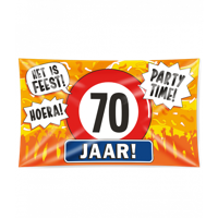 Gevelvlag 70 jaar 90x150cm - thumbnail
