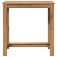 Bartafel 102x50x103,5 cm bewerkt hout artisanaal eikenkleurig - thumbnail