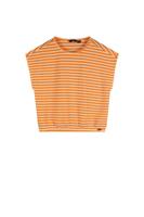 NoBell zomer top meisjes - melon - jersey, fancy streep - Kawai - thumbnail