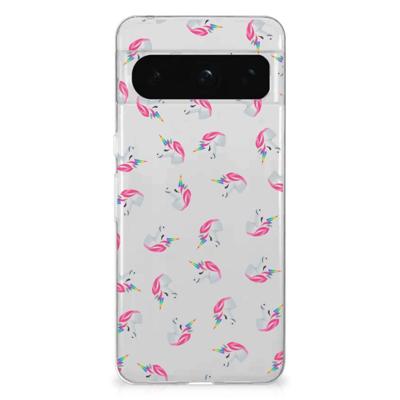 TPU bumper voor Google Pixel 8 Pro Unicorns TPU bumper voor Google Pixel 8 Pro Unicorns
