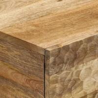 Salontafel 80x50x40 cm massief mangohout - thumbnail