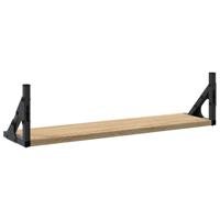 Wandschappen 2 st 60x15x15,5 cm sonoma eikenkleurig - thumbnail