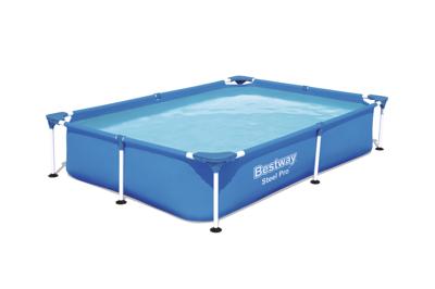 Bestway Zwembad rechthoek steel pro L221 x B150 x H43cm