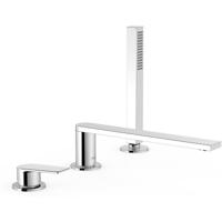 Badrand kraan Tres Project | Inbouw | Mengkraan | 2-weg | Rond | Chroom - thumbnail