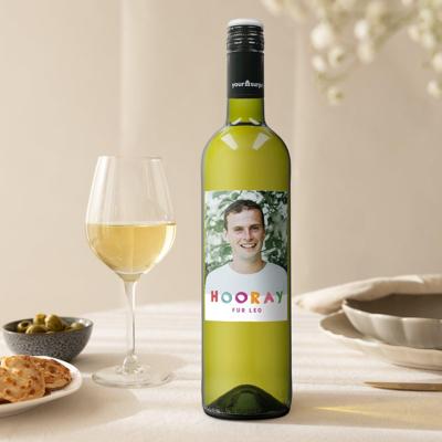 Wijn met bedrukt etiket - Maison de la Surprise - Sauvignon Blanc Wijn met bedrukt etiket - Maison de la Surprise - Sauvignon Blanc