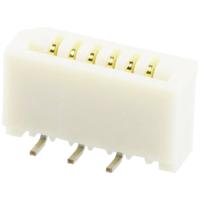 Molex 528080672 Female header (standaard) Totaal aantal polen: 6 Rastermaat: 1.00 mm Inhoud: 1 stuk(s) Tape - thumbnail