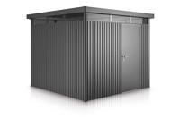 Biohort Highline H5 metalen tuinhuis 275x315x222 cm met enkele deur- Plat dak- Metaal- Biohort - thumbnail