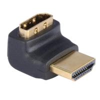 HDMI M/F 270° Adapter Verguld - thumbnail