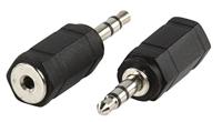 2,5mm jack socket naar 3,5mm jack verloopplug - thumbnail