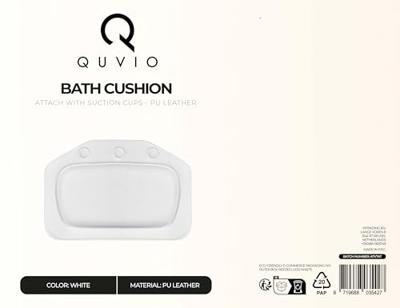 QUVIO Badkussen - Wit