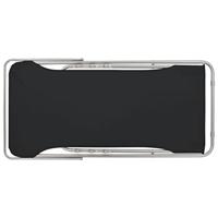 Strandstoelen inklapbaar staal en oxford stof zwart 2 st - thumbnail