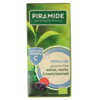 Piramide Immuun groene thee acerola matcha & zwarte bes bio 20 Zakjes - thumbnail