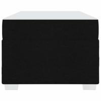 Bedframe met matras Zwart 80 x 200 cm Stof - thumbnail