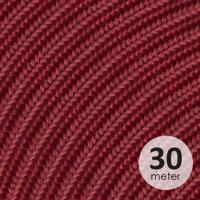 ROL 30 Meter strijkijzersnoer DONKERROOD 3X0.75mm - thumbnail