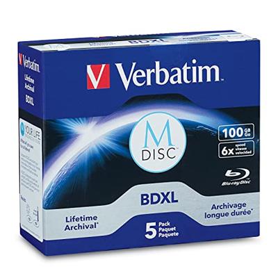 Verbatim 98913 M-Disc Blu-ray XL 100 GB 5 stuk(s) Jewelcase