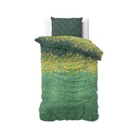 Sleeptime Elegance Petty Chrone - Green 1-persoons (140 x 220 cm + 1 kussensloop) Dekbedovertrek - thumbnail