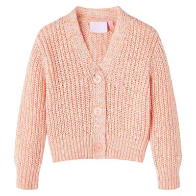 Kindervest gebreid 104 gemengd roze Kindervest gebreid 104 gemengd roze