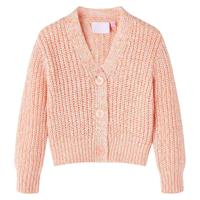 Kindervest gebreid 104 gemengd roze - thumbnail