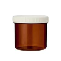 Tabletflacon 120ml bruin met dop 35 Stuks - thumbnail