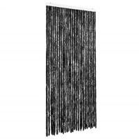 VidaXL Vliegengordijn 118x220 cm chenille antraciet - thumbnail