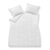 Vandyck Vandyck Home 78 Check 300Tc Dekbedovertrek 2-persoons (200x200/220) white - thumbnail