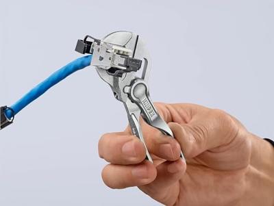 Knipex Sleuteltang | lengte 100 mm spanwijdte 21 mm | verchroomd bedrukt ruw oppervlak | 1 stuk - 86 04 100 - 86 04 100