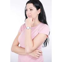 Fossil ES4432 Quartz Armbandhorloge Vrouw Zilver, Wit - thumbnail