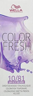 Wella Professionals Color Fresh Semi-Permanente Toning 10.81 Verhelderend Licht Blauw As Blond 75ml Wella Professionals Color Fresh Semi-Permanente Toning 10.81 Verhelderend Licht Blauw As Blond 75ml