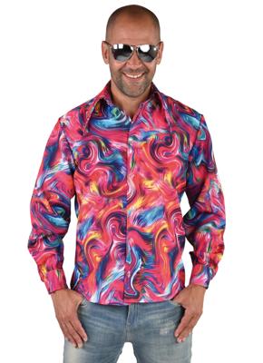 70&apos;s Blouse "Funky pink"