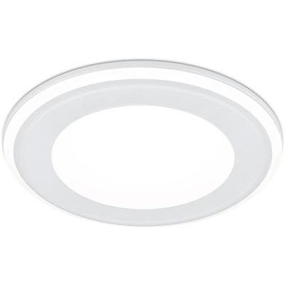 LED Inbouwspot 10W Warm Wit 3000K Rond Mat Wit Kunststof