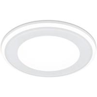 LED Inbouwspot 10W Warm Wit 3000K Rond Mat Wit Kunststof - thumbnail