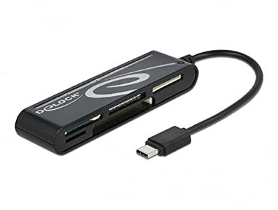 Delock 91739 USB 2.0-kaartlezer USB Type-C male 5 sleuven Delock 91739 USB 2.0-kaartlezer USB Type-C male 5 sleuven