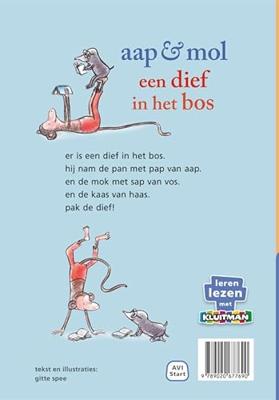 Uitgeverij Kluitman Aap & mol - een dief in het bos (avi-start)
