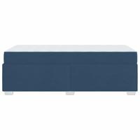 Bedframe Blauw 90 x 190 cm Stof - thumbnail
