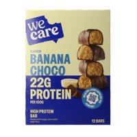 WeCare High protein bars banana choco 372 Gram - thumbnail