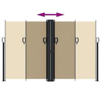 VidaXL Windscherm uittrekbaar 160x600 cm beige - thumbnail