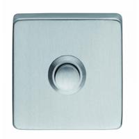 Intersteel Deurbel vierkant verdekt 53x53x8 rvs geborsteld - thumbnail