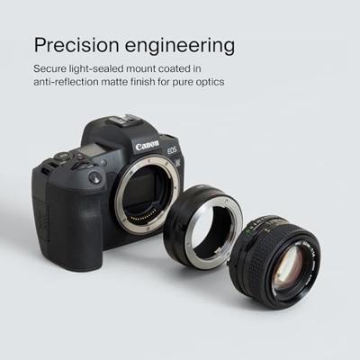 Urth Lens Mount Adapter: Compatible with Minolta Rokkor (SR / MD / MC) Lens to Canon RF Camera Body Urth Lens Mount Adapter: Compatible with Minolta Rokkor (SR / MD / MC) Lens to Canon RF Camera Body
