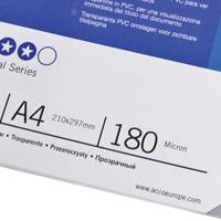 GBC HiClear omslagen, ft A4, PVC, 200 micron, pak van 100 stuks, transparant - thumbnail