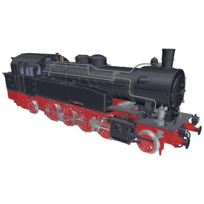 Piko H0 50666 H0 stoomlocomotief BR 93 van de DR Piko H0 50666 H0 stoomlocomotief BR 93 van de DR