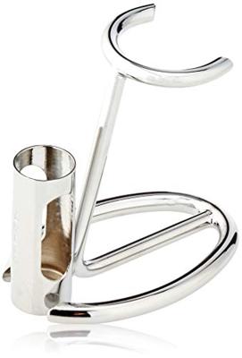 Omega scheerkwaststandaard chrome met scheermeshouder Omega scheerkwaststandaard chrome met scheermeshouder