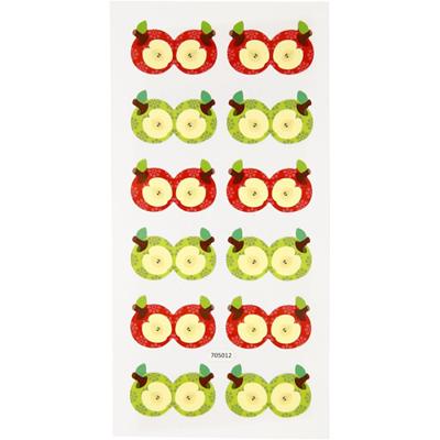 Creativ Company 28933 stickers, diverse kleuren (papier, diverse kleuren, 75 mm, 150 mm, 10 vellen