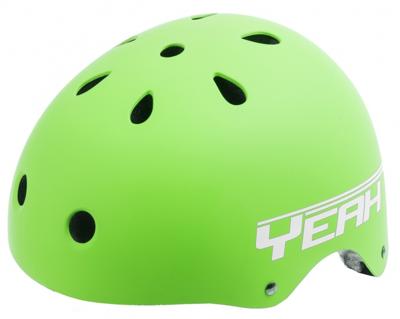 Kinderhelm Mat, Groen Confectiemaat: L Hoofdomvang: 58-61 cm Kinderhelm Mat, Groen Confectiemaat: L Hoofdomvang: 58-61 cm