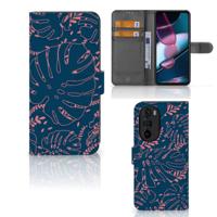 Motorola Edge 30 Pro Hoesje Palm Leaves - thumbnail
