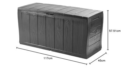 Keter opbergbox Sherwood 270L - 57,5x117x45 cm