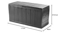 Keter opbergbox Sherwood 270L - 57,5x117x45 cm - thumbnail