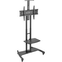 SpeaKa Professional SP-TVC-710 TV-wagen 81,3 cm (32) - 190,5 cm (75) Vloerstandaard, In hoogte verstelbaar, Zwenkbaar, Laptophouder - thumbnail