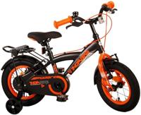 Volare thombike kinderfiets - jongens - 12 inch - zwart oranje - twee handremmen - thumbnail