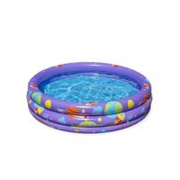 Bestway Opblaasbaar Kinderzwembad 3 Ringen met Ballen 102x25 cm +2 Jaar Binnen en Tuin 52466 - thumbnail