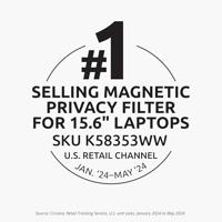 Kensington MagPro™ Privacy Filter Privacyfolie Laptop 39,6 cm (15,6) Beeldverhouding: 16:9 K58353WW Universal - thumbnail